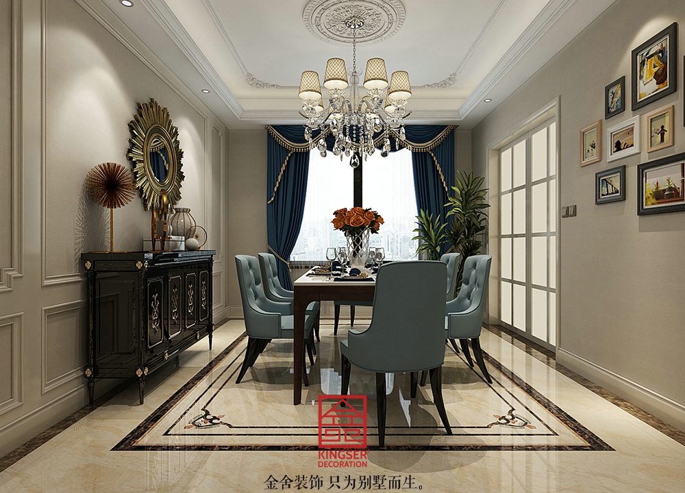 東南智匯城裝修-歐式風格-餐廳