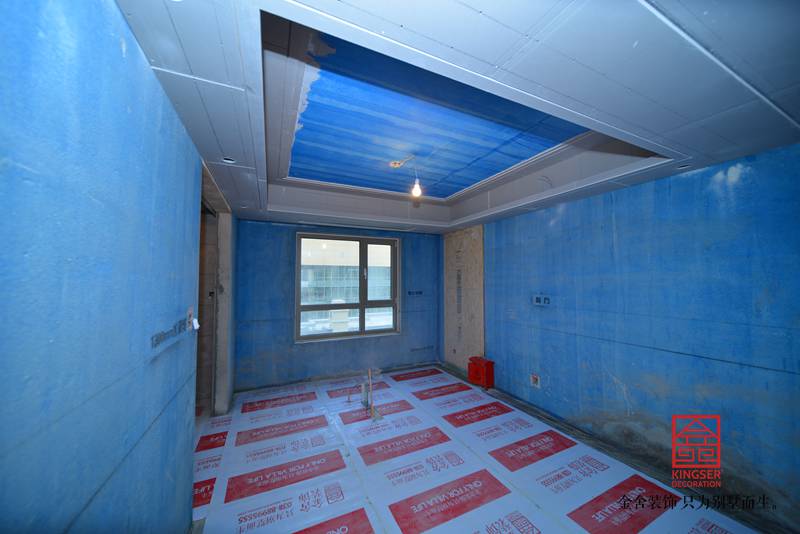 東南智匯城190平米裝修施工現場