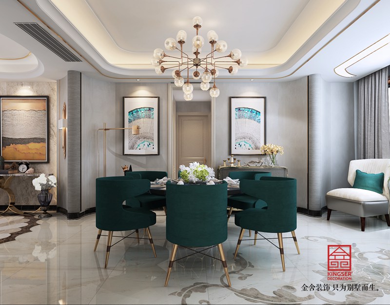 天山九峯210平米現代簡約風格裝修效果圖