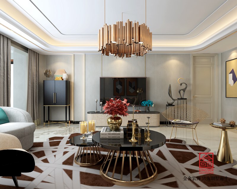 天山九峯210平米現代簡約風格裝修效果圖