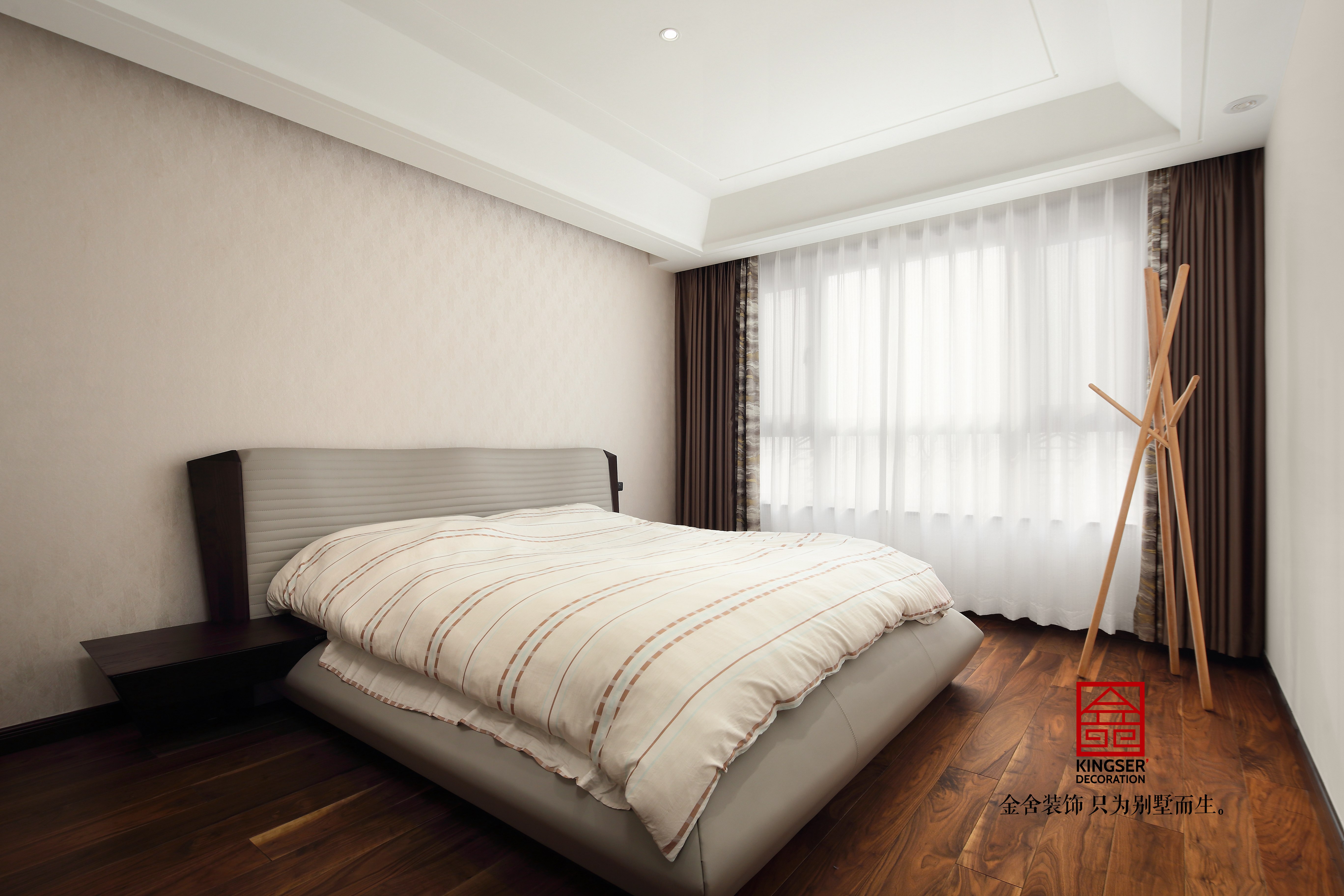 金悅府129平米現代輕奢裝修-臥室
