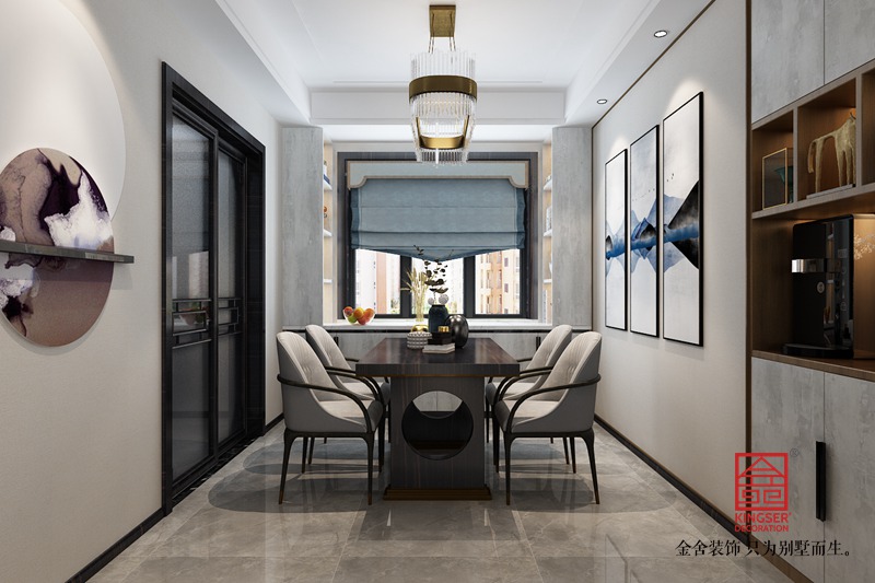 天山國(guó)賓壹號(hào)147平極簡(jiǎn)中式裝修效果圖