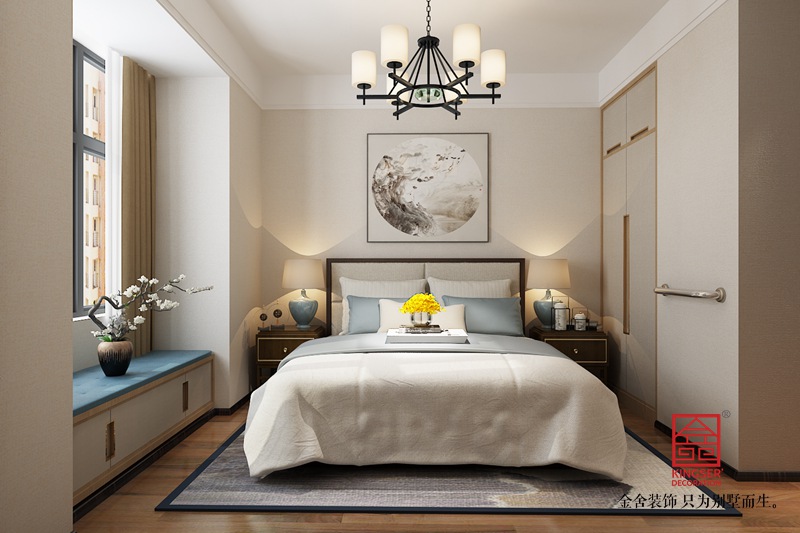 天山國(guó)賓壹號(hào)147平極簡(jiǎn)中式裝修效果圖