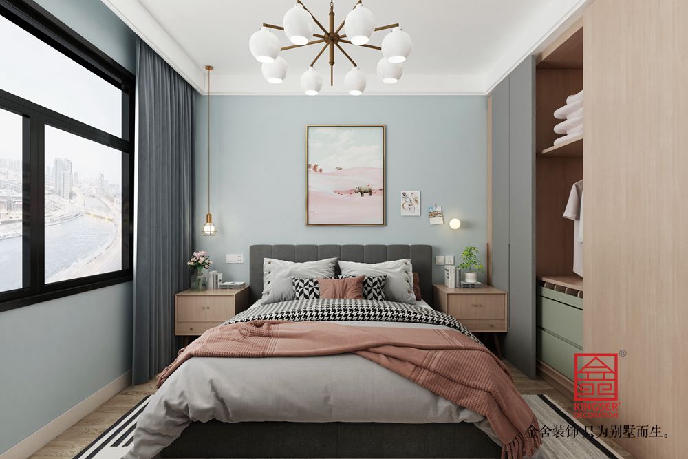 東城國際140平新中式風格裝修效果圖