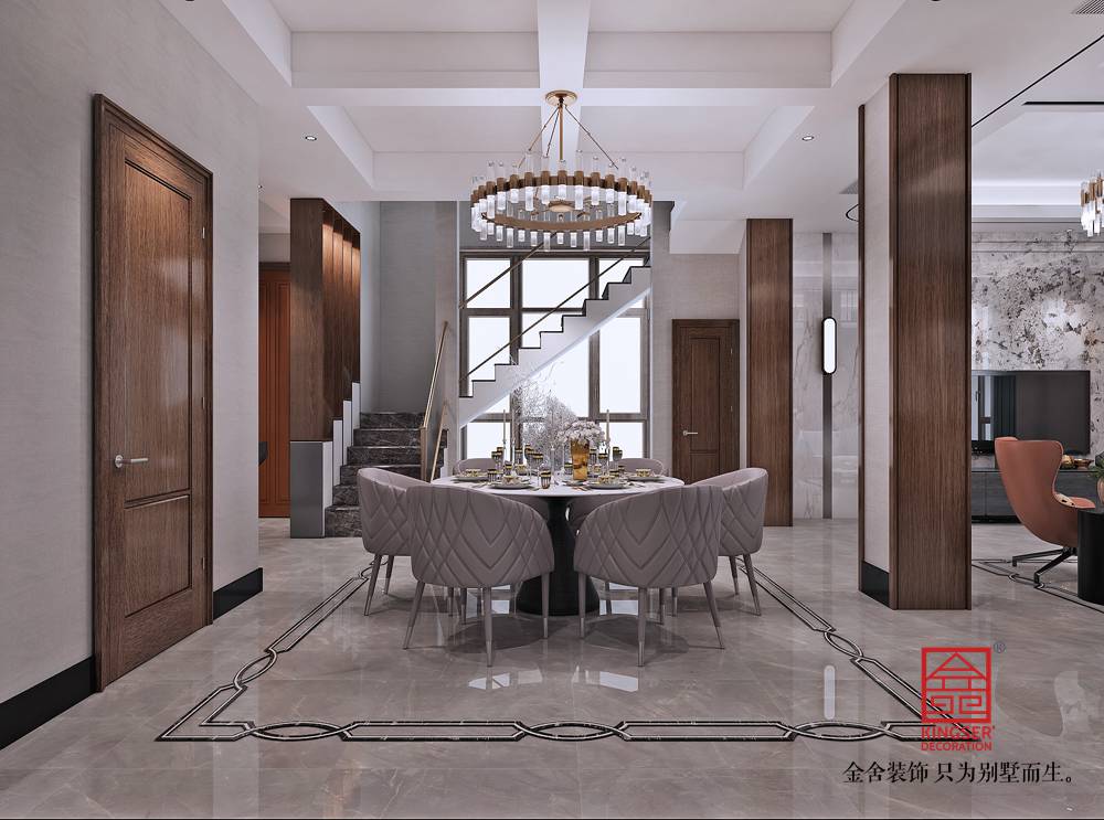 大者別墅290平米裝修-現代簡約-餐廳