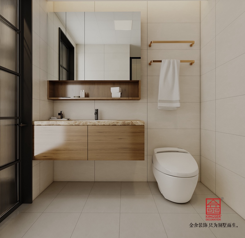 融創中心180平米現代極簡風格裝修效果圖