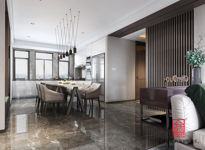 平山自建別墅400平米現代風格裝修效果圖