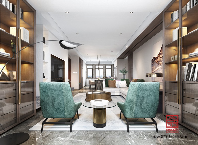 平山自建別墅400平米現代風格裝修效果圖