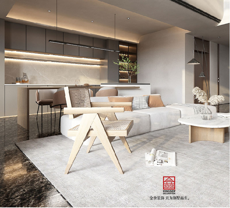 中央云著169平米現代風格研發效果圖