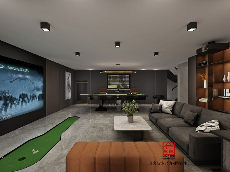 衡水南苑別墅裝修320平米現代風格效果圖