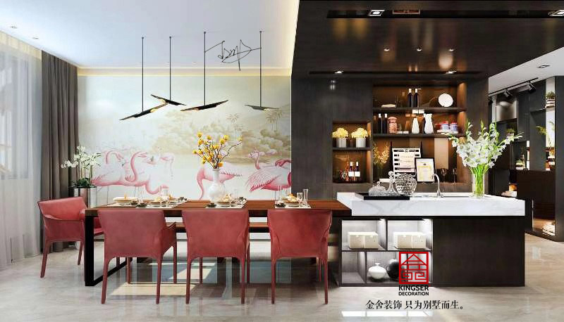 保利拉菲197平現(xiàn)代簡約風格效果圖