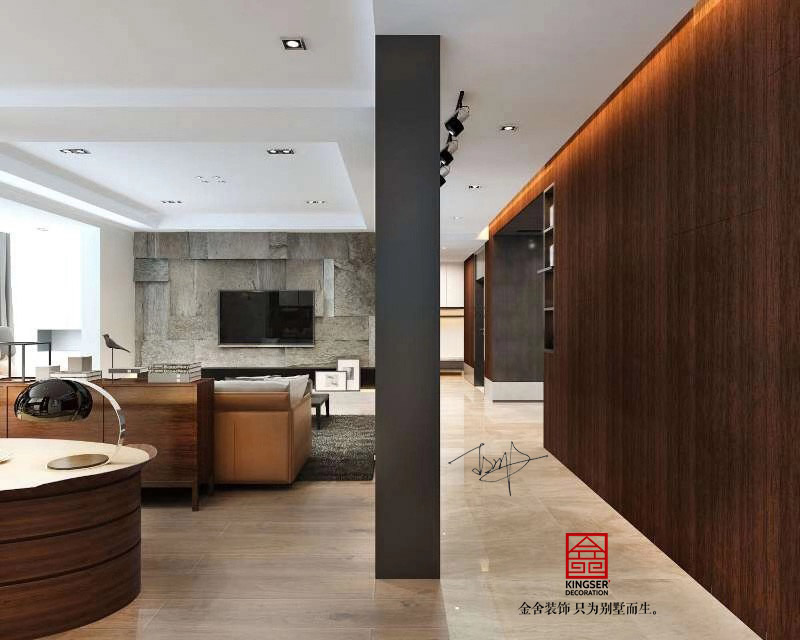 保利拉菲197平現(xiàn)代簡約風格效果圖