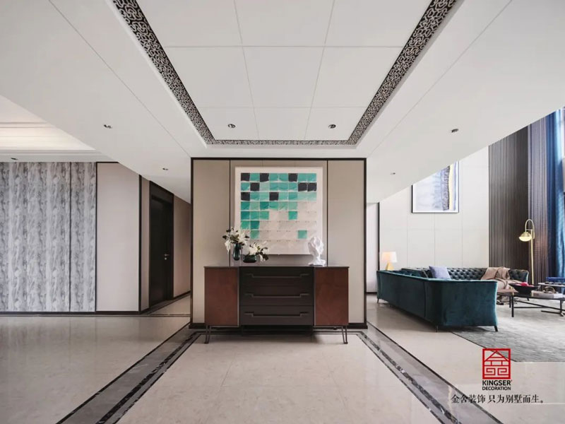 裕華壹號260㎡頂躍裝修現(xiàn)代輕奢實(shí)景圖