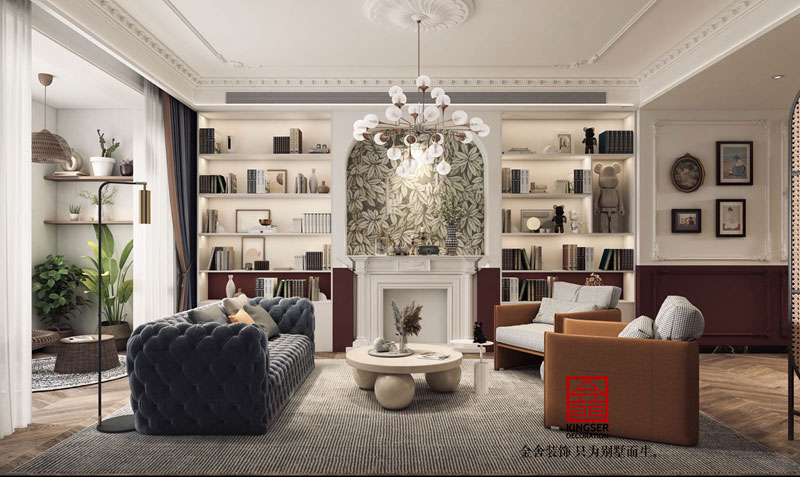 融創(chuàng)中心180㎡法式復古風格裝修