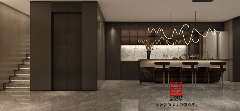 西山林語322平米戶型研發極簡效果圖