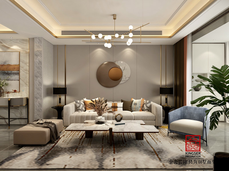 融創中心180㎡現代輕奢風格裝修