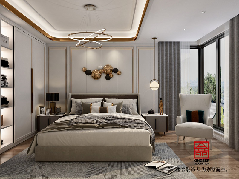 融創中心180㎡現代輕奢風格裝修