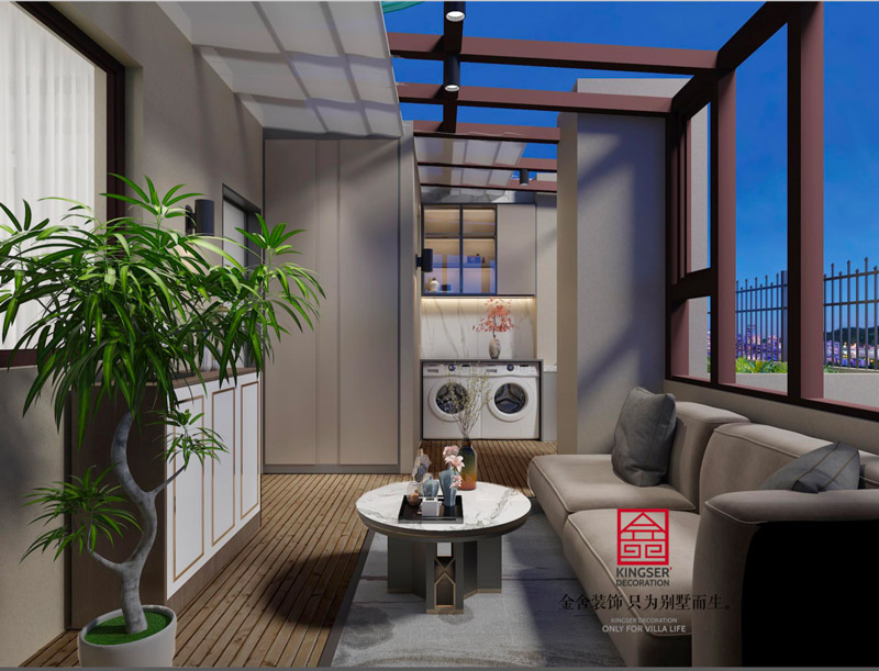 九里晴川現代風格裝修效果圖