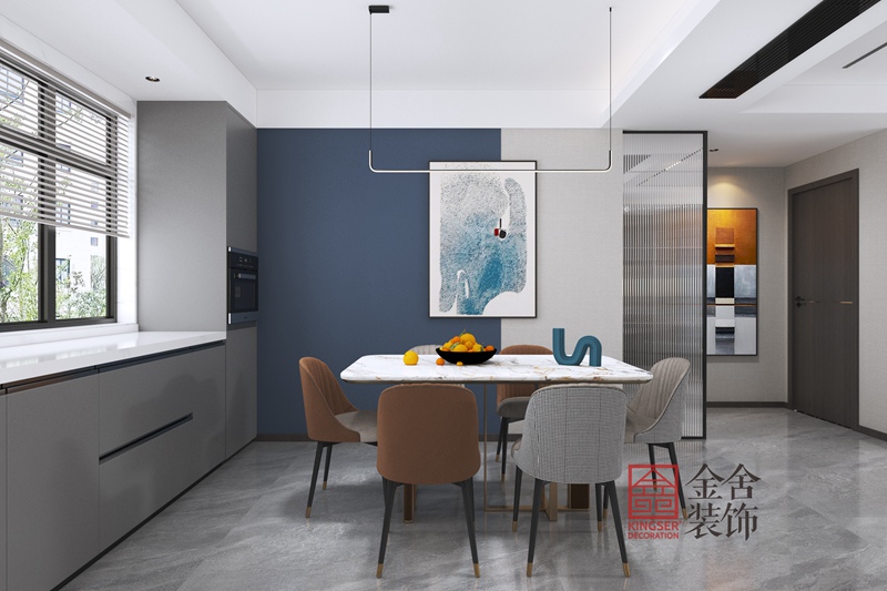 林蔭春天裝修設計餐廳效果圖