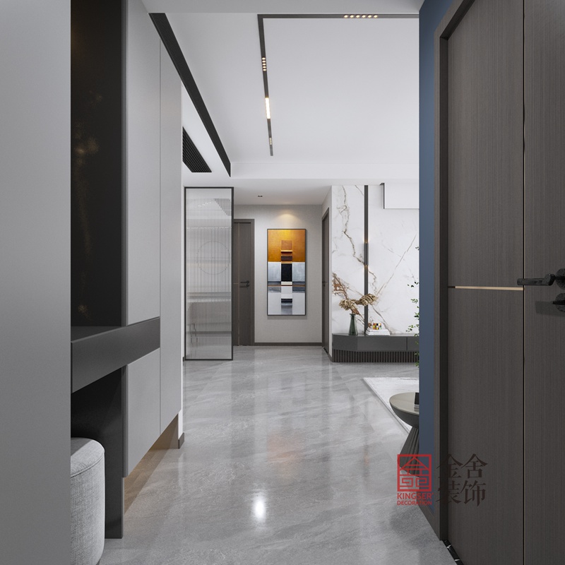 林蔭春天裝修設計玄關效果圖