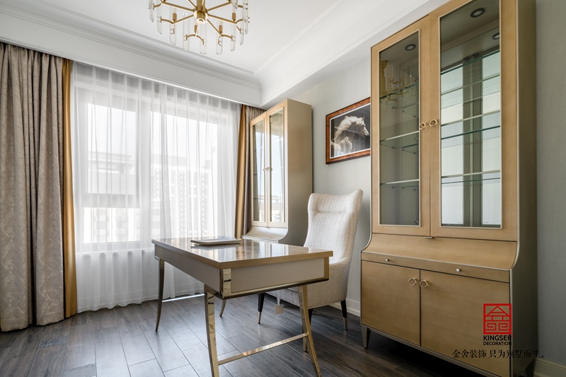 榮盛華府200㎡輕美式風格裝修實景圖