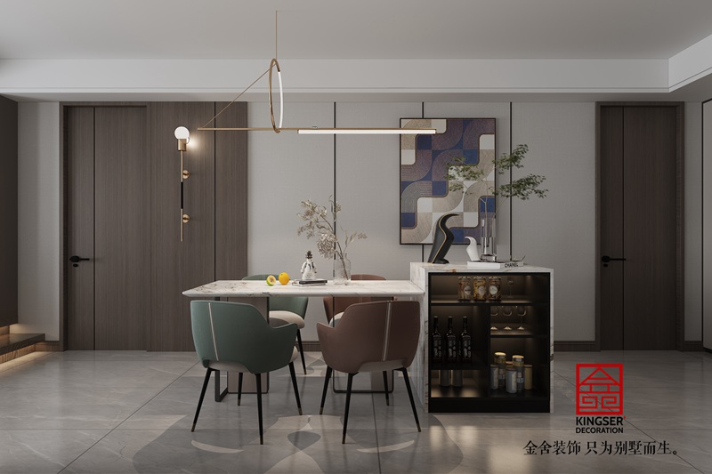 北城國際170㎡現(xiàn)代風格裝修設計