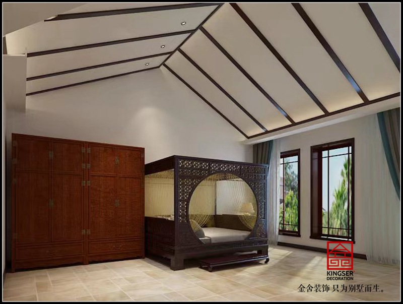 御河上院183平米中式風格裝修設計