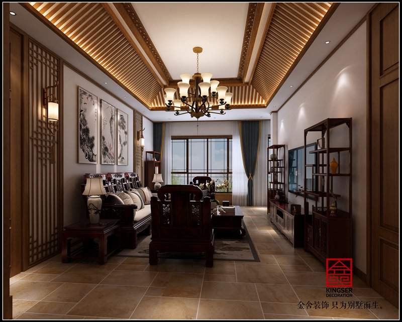 御河上院183平米中式風格裝修設計