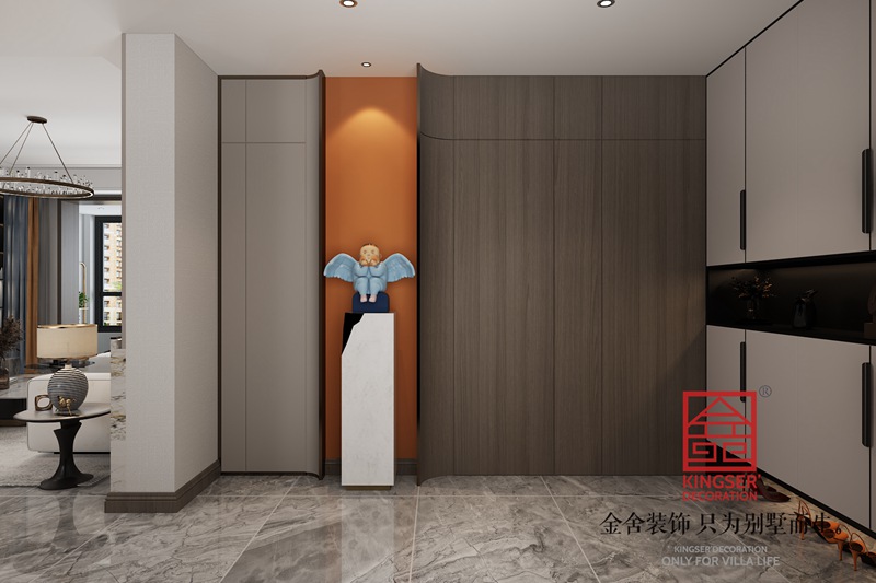 維多利亞212㎡現(xiàn)代簡約玄關裝修設計