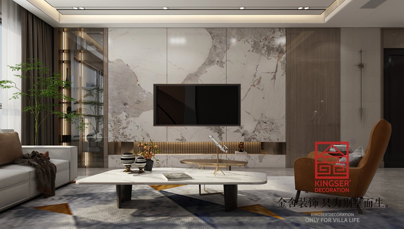 國赫天著183平米現代風格裝修設計