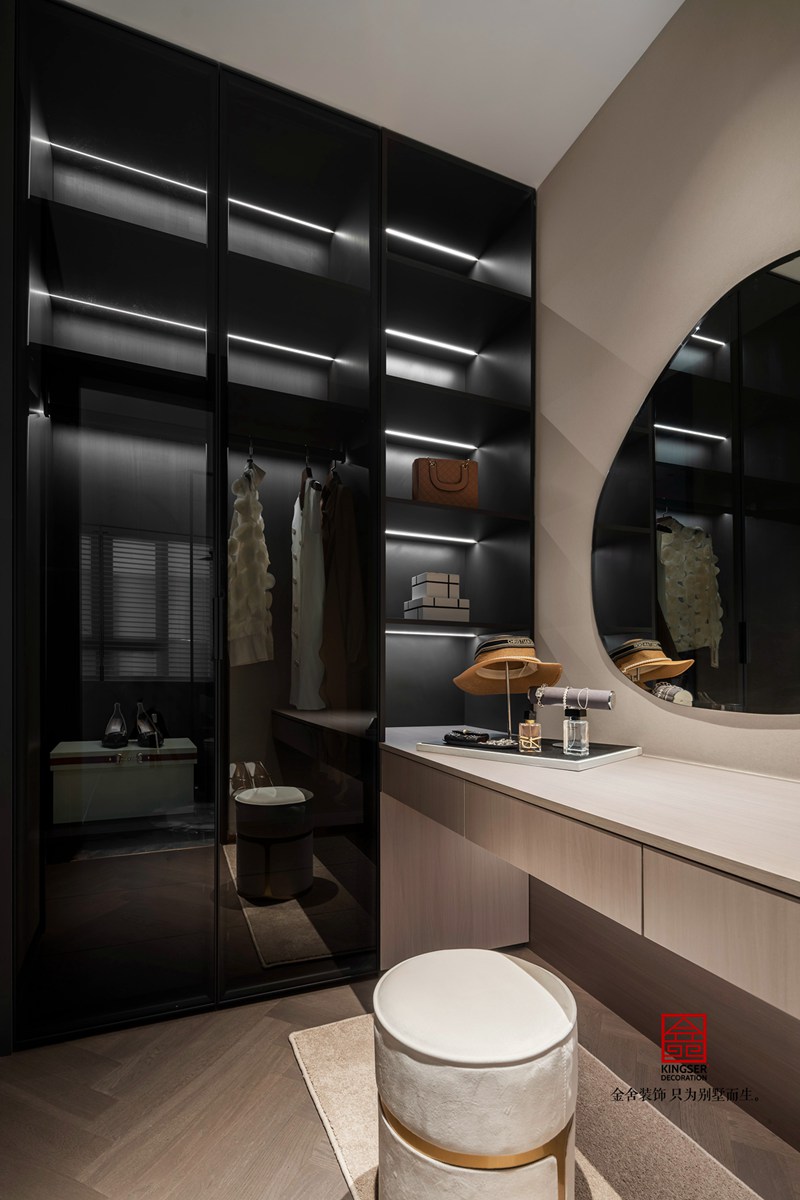 衡水嘉和國際149平樣板間現代風格裝修實景圖