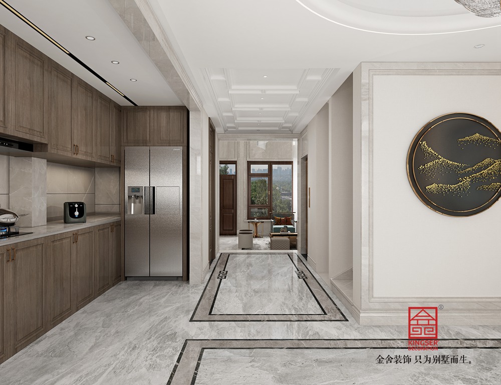 榮盛御府360平米新中式風(fēng)格裝修-玄關(guān)