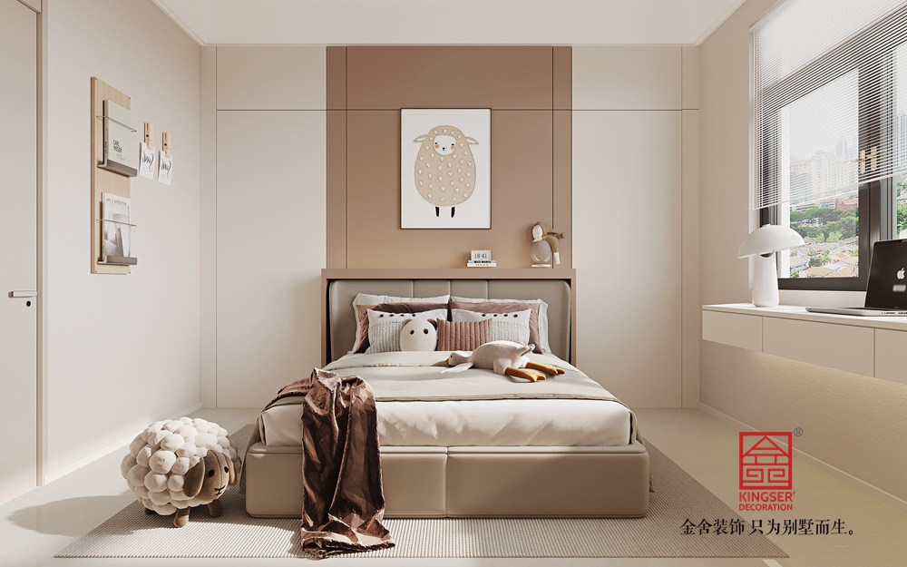 瑞凝府185平米意式風格裝修-臥室